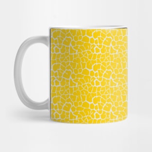 Elephant Print Skin Pattern Yellow Mug